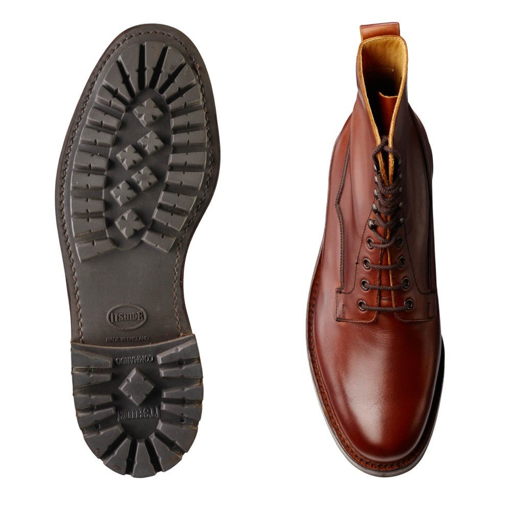 Snowdon Derby Boot, Dark Oak Wax Hide ‘Commando’ Crockett & Jones - Hammargruppen