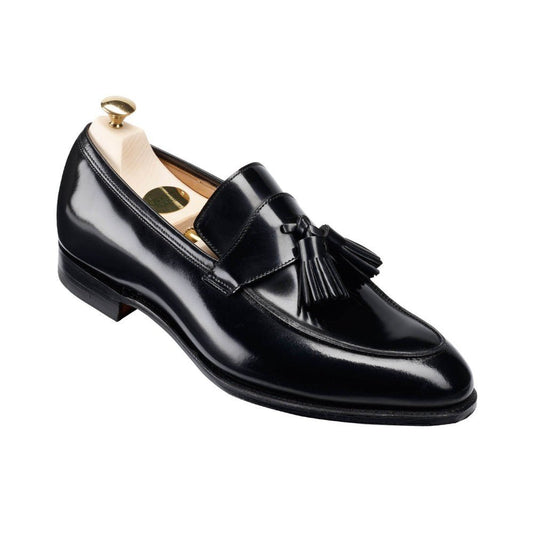 Sophie 2 Tassel Loafer, Black Boned Calf, Crockett & Jones - Hammargruppen