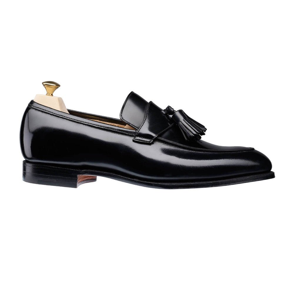 Sophie 2 Tassel Loafer, Black Boned Calf, Crockett & Jones - Hammargruppen