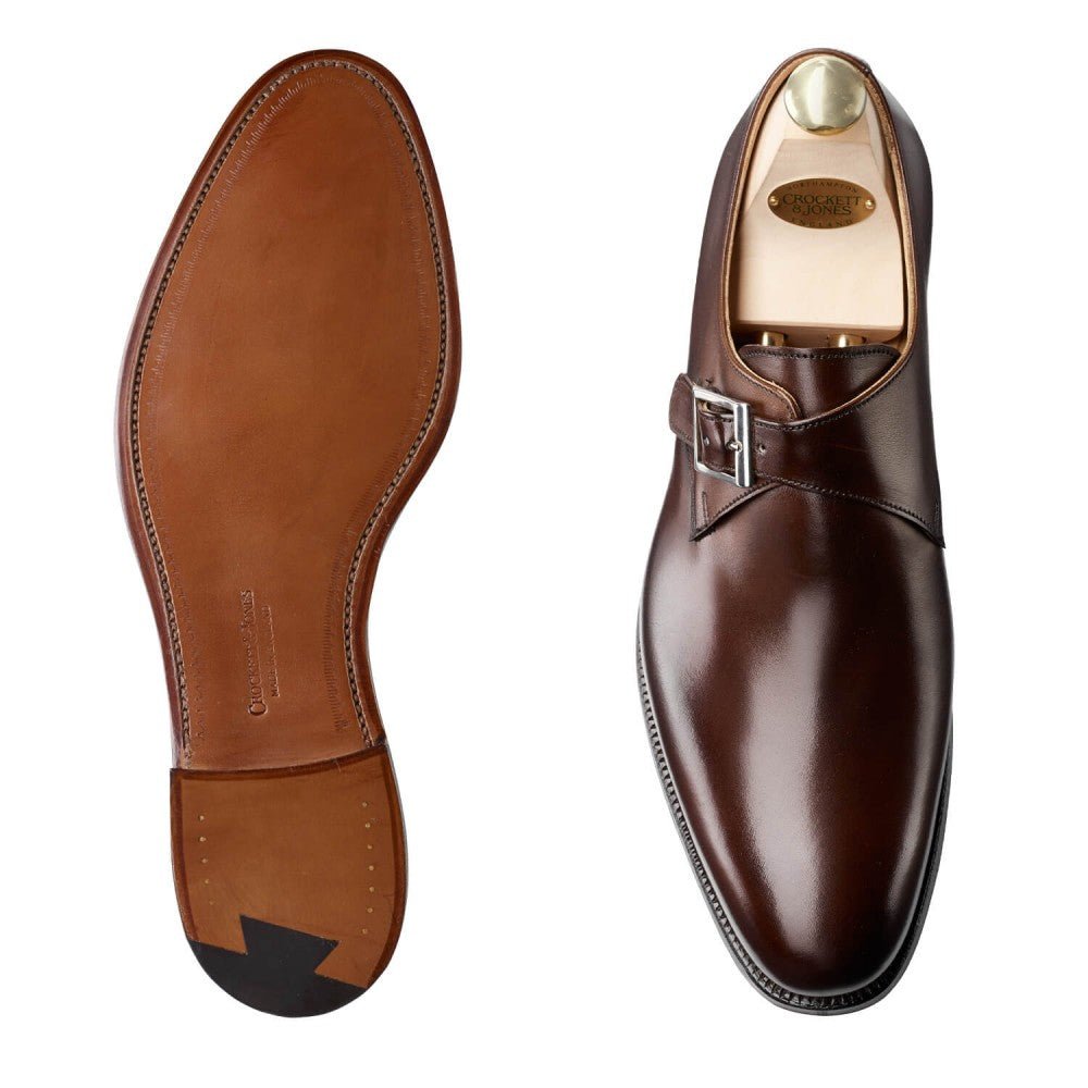 Swindon Dark Brown Burnished Calf, Crockett & Jones - Hammargruppen