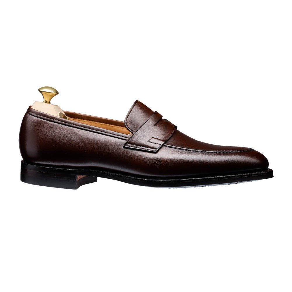 Sydney Penny Loafer, Dark Brown Burnished Calf ‘City’ Crockett & Jones - Hammargruppen