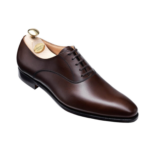 Wembley Dark Brown Burnished Calf, Crockett & Jones