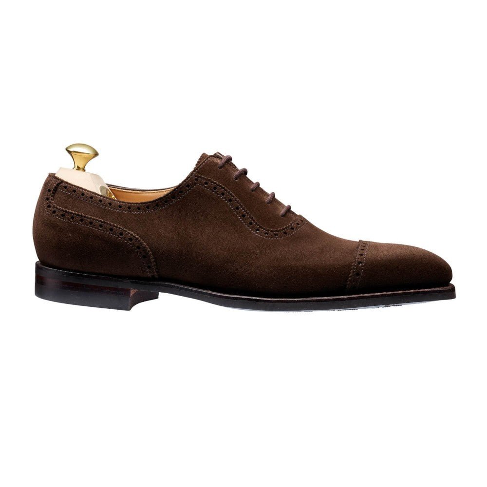 Westbourne Oxford, Dark Brown Suede ‘City’ Crockett & Jones - Hammargruppen